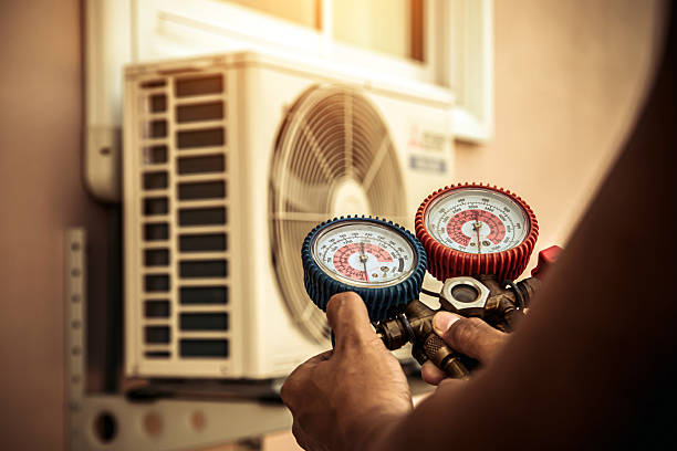 Professional Ductwork Repair technician working in Wayland, MA